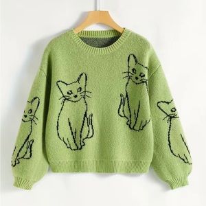 Cat sweater! Super trendy and warm